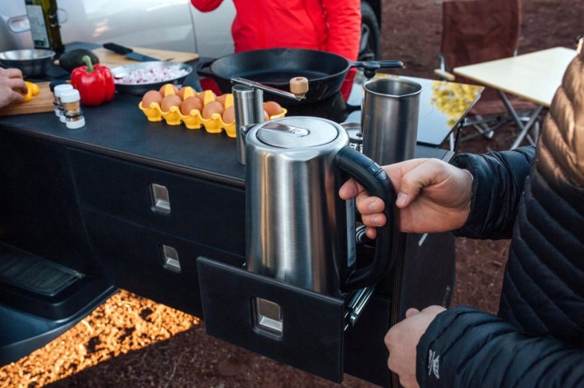 Rivian Pull-Out Kitchen