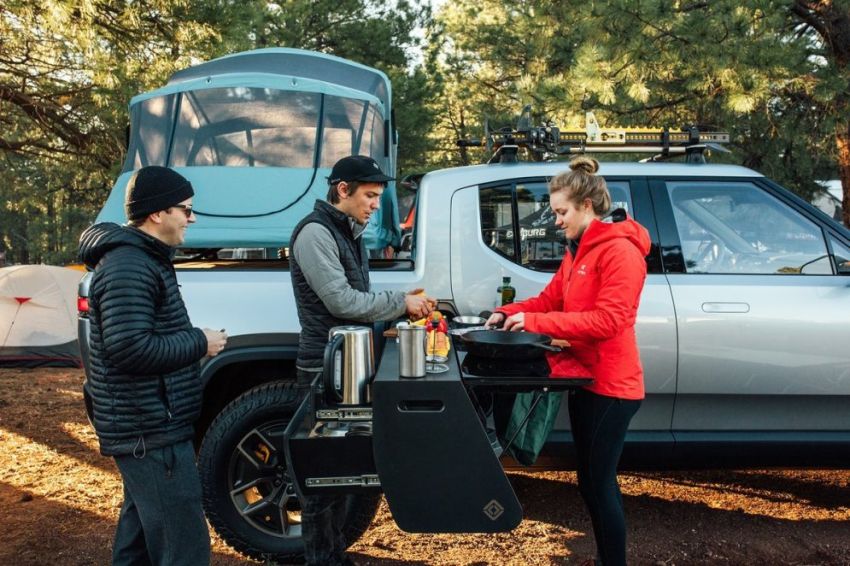 Rivian Pull-Out Kitchen