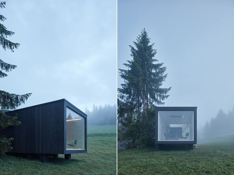 Ark Shelter’s New Prefab Cabin has Five Openings to Get Closer to Nature