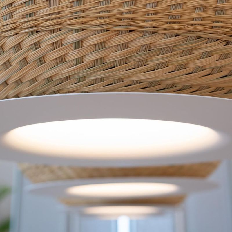 Cristián Mohaded Designs Valle Woven Simbol Basket Lamps for Minimo