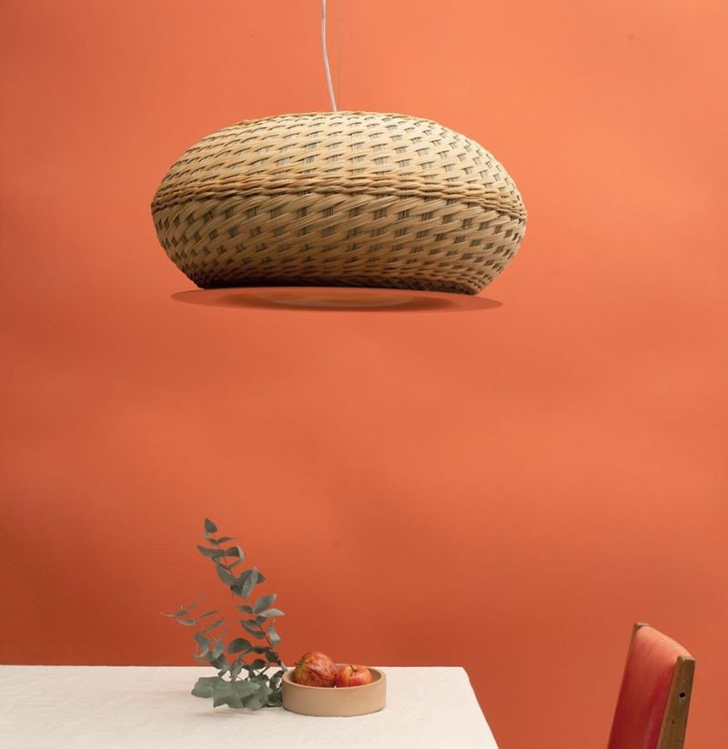 Cristián Mohaded Designs Valle Woven Simbol Basket Lamps for Minimo