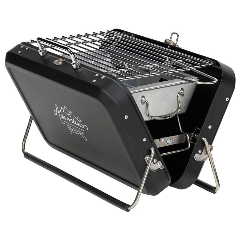 Gentlemen’s Hardware Suitcase Style Barbecue Grill 