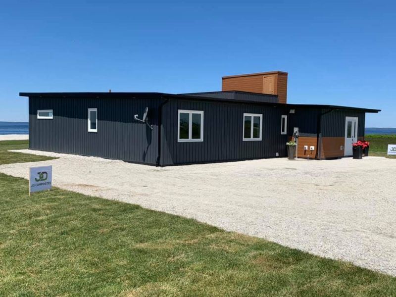 JD Composites Builds Three-Bedroom House Out of Plastic Bottles