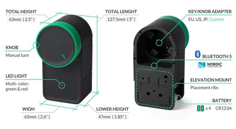 Keymitt Smart Lock TurnR Your Existing Door Lock Smart