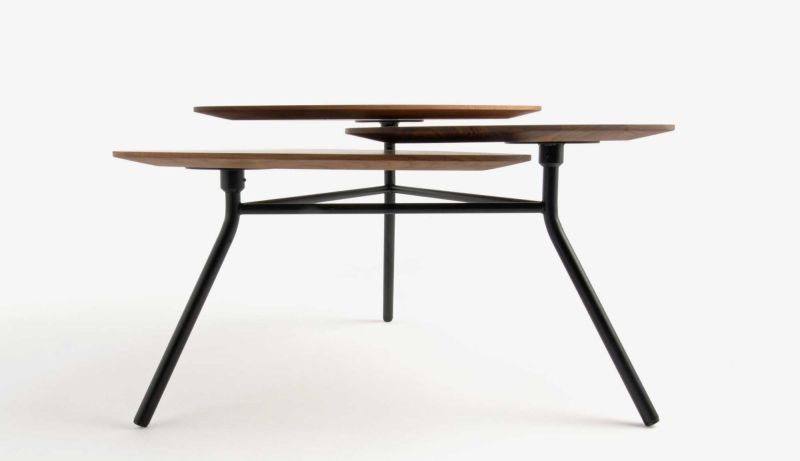 Klybeck’s 63 Modular Coffee Table Features Three Tabletops 
