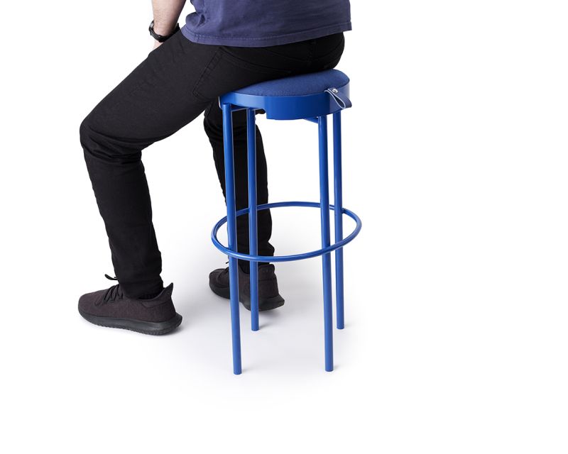 Leadoff Studio’s Hanging Stool Takes Cue from Standing Desks