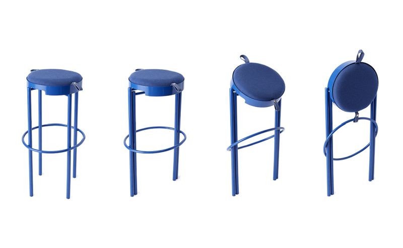 Leadoff Studio’s Hanging Stool Takes Cue from Standing Desks