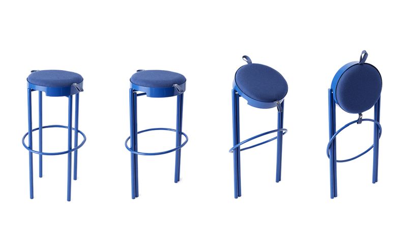 Leadoff Studio’s Hanging Stool Takes Cue from Standing Desks 