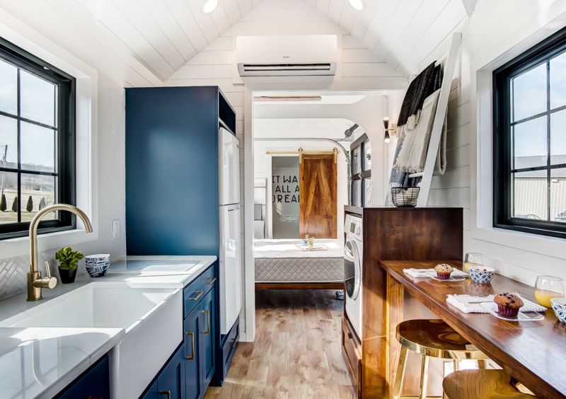 Custom-built by tiny home builder Modern Tiny Living