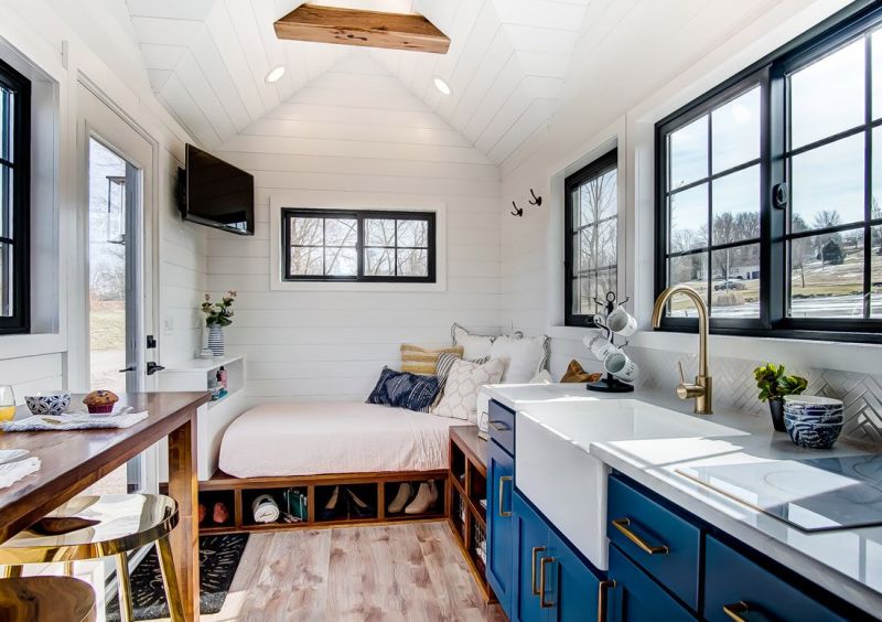 Custom-built by tiny home builder Modern Tiny Living