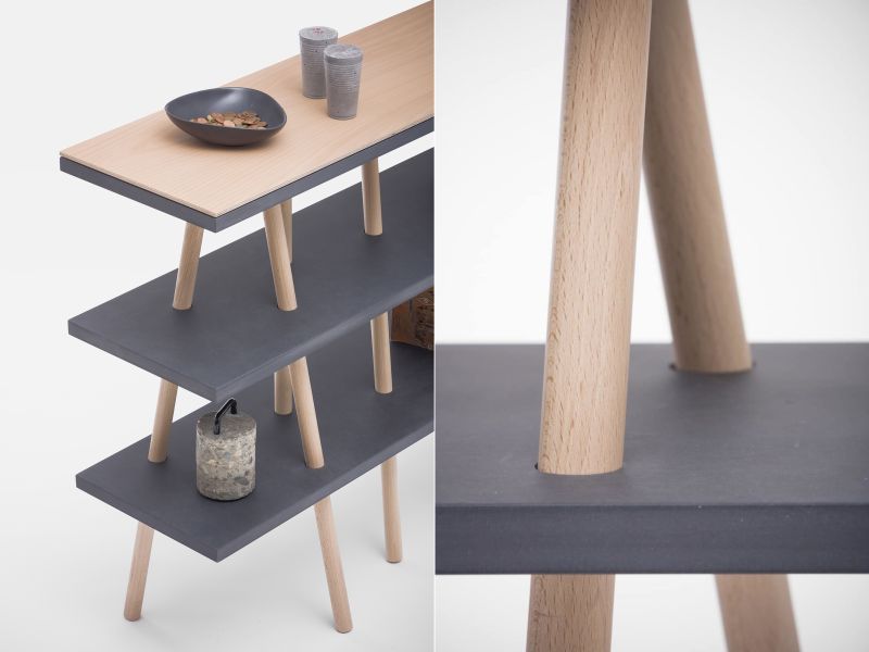 ORTO 53 Shelf by Zweithaler Assembles Without any Tools