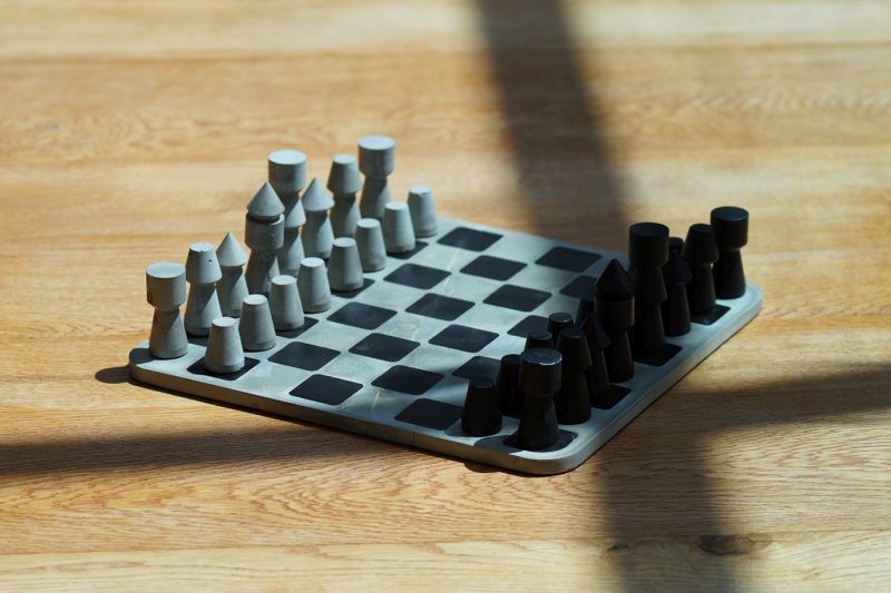 Pierre-Marie Bagot’s Failure Concrete Chess Set is Ideal for Brutalism Fans 