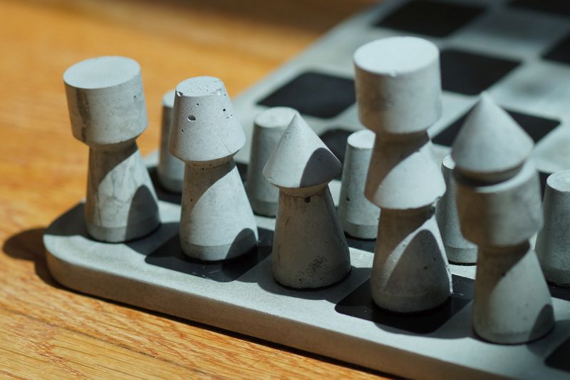 Pierre-Marie Bagot’s Failure Concrete Chess Set is Ideal for Brutalism Fans 