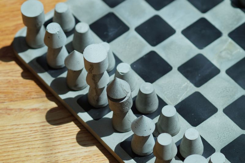 Pierre-Marie Bagot’s Failure Concrete Chess Set is Ideal for Brutalism Fans 
