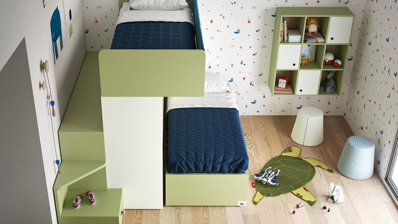 Skid Bunk Bed by Nidi is Perfect for a Shared Kids’ Room
