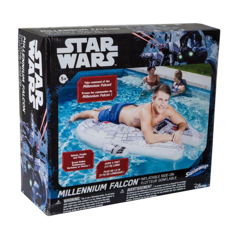 SwimWays' Millennium Falcon Pool Float is Ideal Summer Gift for Star W...