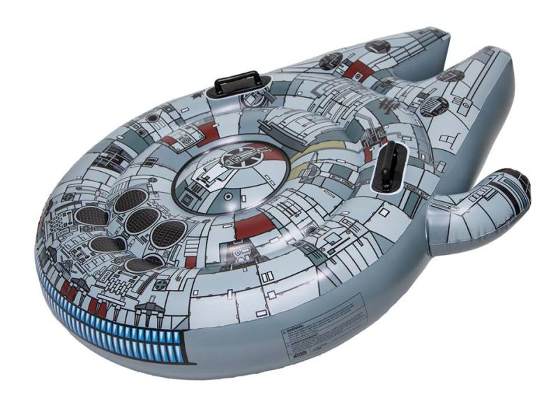Надувной круг для бассейна Millennium Falcon от SwimWays — идеальный летний подарок для поклонников «Звездных войн»