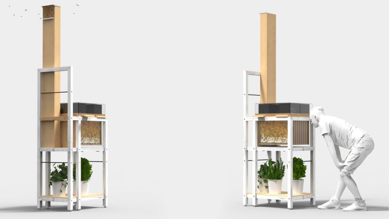 B-box Beehive by Beeing is Designed for Home Beekeeping 