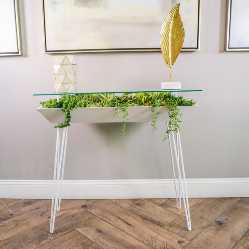 BloomingTables: A Beautiful Table with Built-In Succulent Planter
