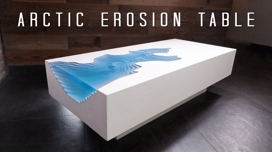 DIY Concrete and Epoxy Resin Coffee Table by Modustrial Maker