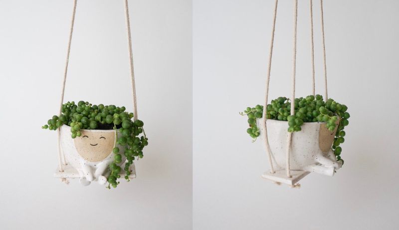 Handcrafted Ceramic Planter by Abby Ozaltug