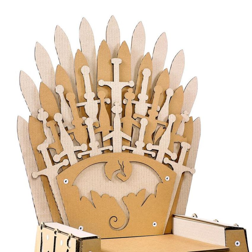 Iron Throne Cardboard Cat House