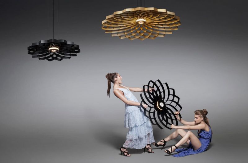 Exquisite Collection of Dahlia Lamp by Jasper van Grootel