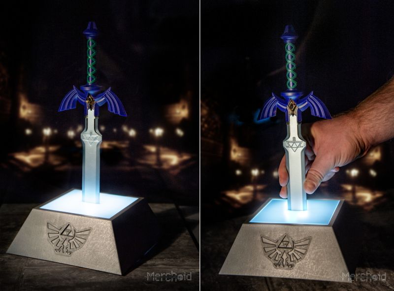 Seal the Darkness with Zelda’s Master Sword Table Lamp