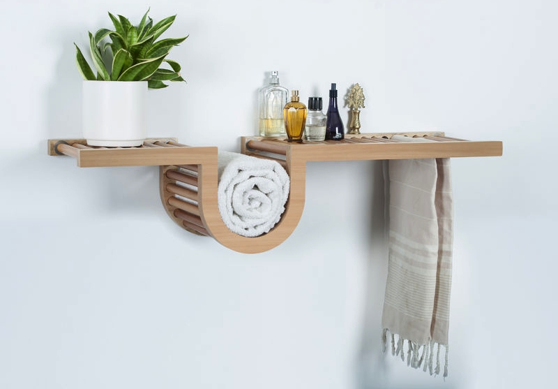 TORTUGA Living Wave Shelf by Oliver Haslegrave