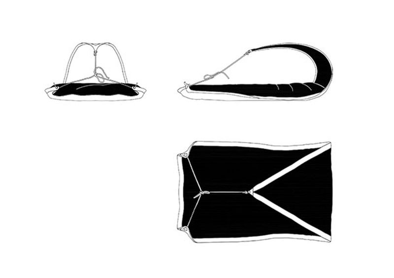 Vaurien Floating Sunbed by DVELAS is Made from Upcycled Sails