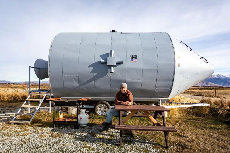 You can Rent This Apollo Spaceship Replica in New Zealand on Airbnb 