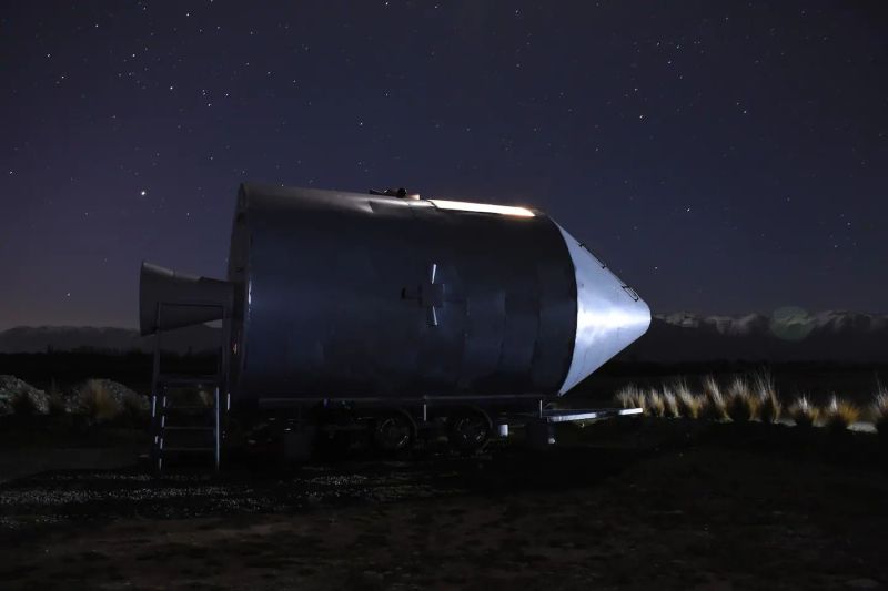 You can Rent This Apollo Spaceship Replica in New Zealand on Airbnb 