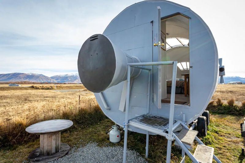 You can Rent This Apollo Spaceship Replica in New Zealand on Airbnb 