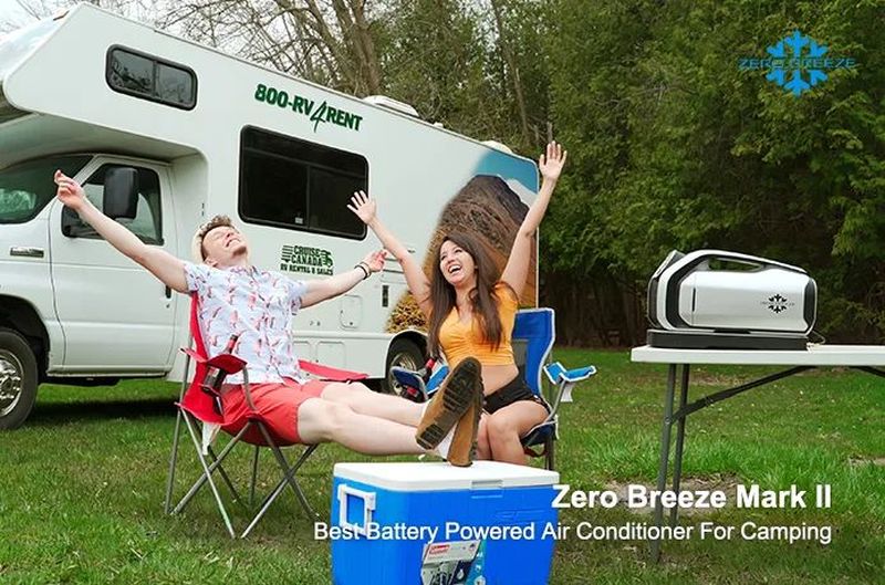 Zero Breeze Introduces Mark II Battery-Powered Portable Air Conditioner for Camping 