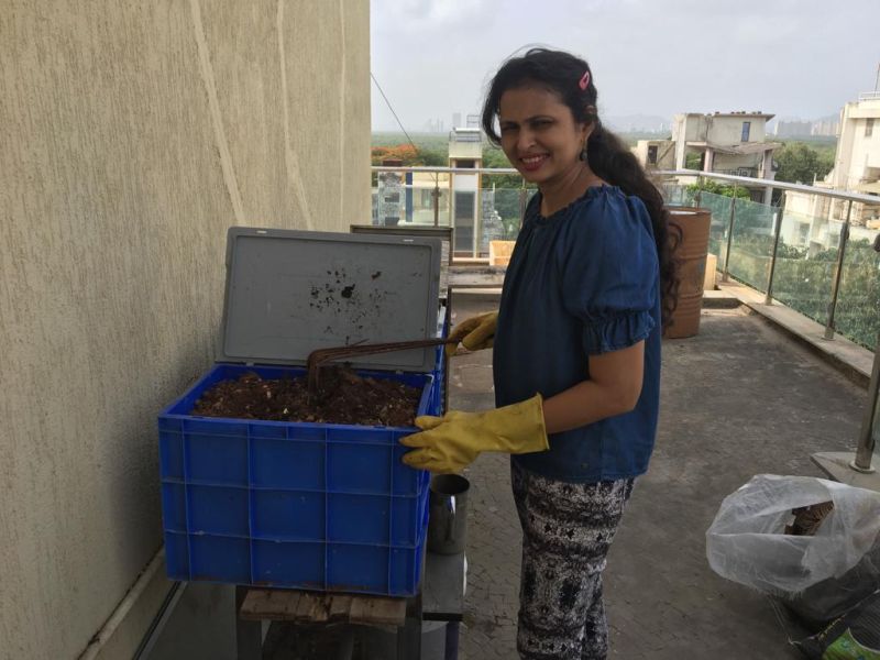 Dr. Reema doing vermiculture