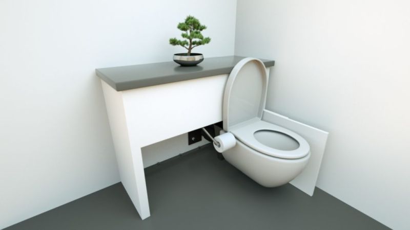 Hidealoo: A Retractable Toilet Seat Designed by Monty Ravenscroft