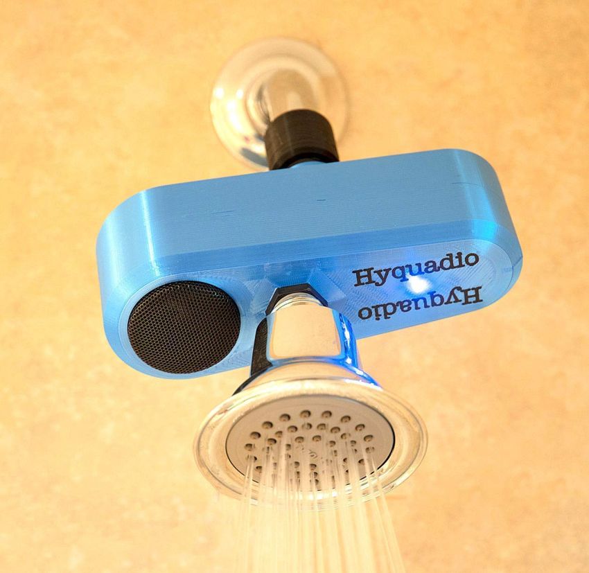 Hyquadio Water-Powered Bluetooth 4.0 Shower Speaker