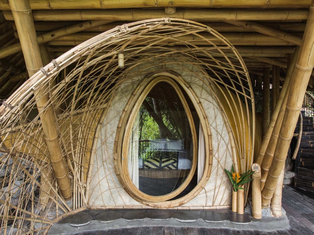 Eco-Friendly Aura House in Lush Green Balinese Forest is Available for Rent on Airbnb