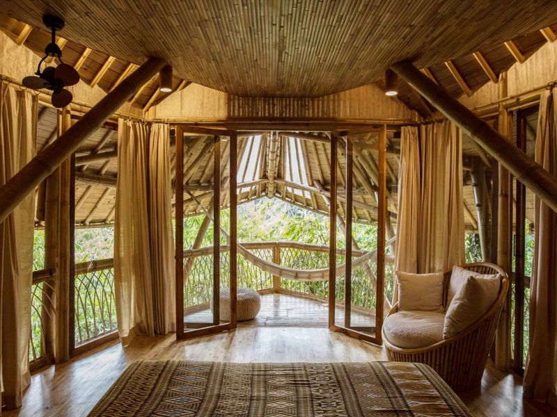 Eco-Friendly Aura House in Lush Green Balinese Forest is Available for Rent on Airbnb