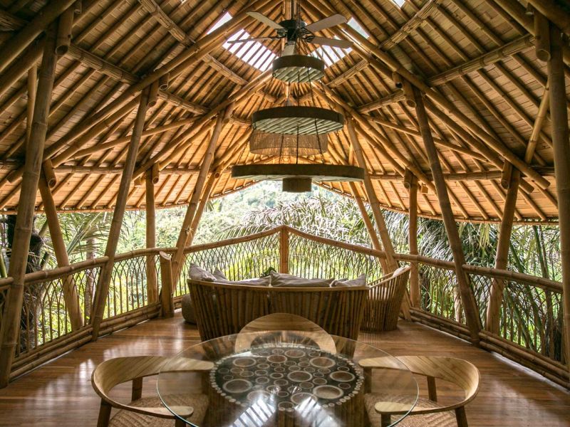 Eco-Friendly Aura House in Lush Green Balinese Forest is Available for Rent on Airbnb