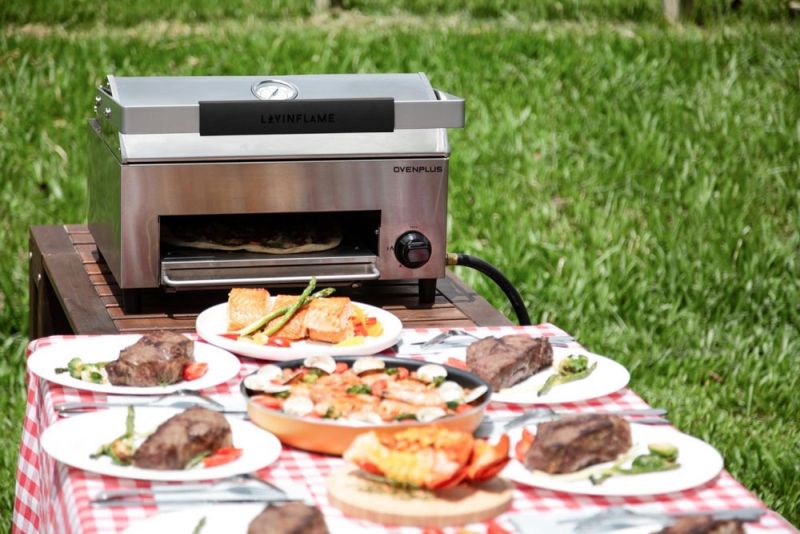 OvenPlus by Lovinflame is Combination of Pizza oven and Smokeless Grill