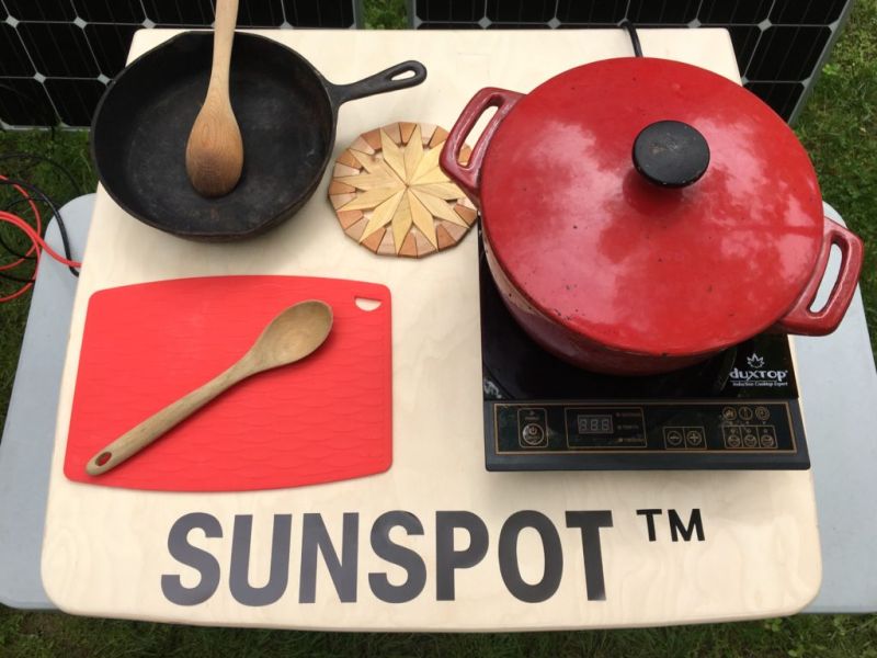 SUNSPOT Solar Electric Cooking System is a Healthy Alternative to Biomass Cooking