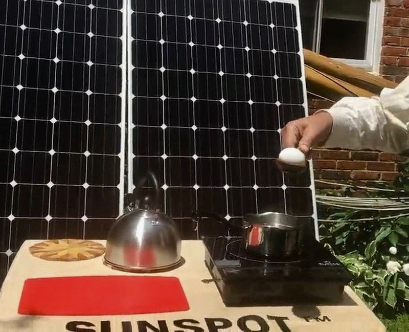 SUNSPOT Solar Electric Cooking System is a Healthy Alternative to Biomass Cooking