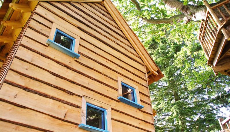 This Treehouse for Kids in Perthshire, UK Features a Slide, Climbing Wall and More 