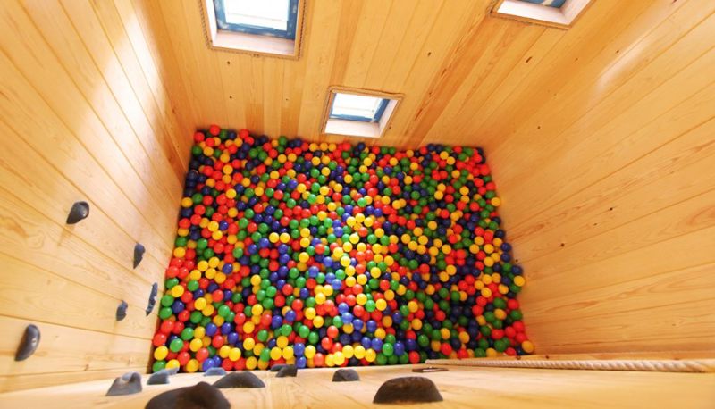 This Treehouse for Kids in Perthshire, UK Features a Slide, Climbing Wall and More