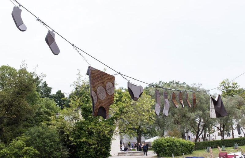 Zhanna Kadyrov Makes Sculptural Clothing Artwork from Ceramic Tiles 