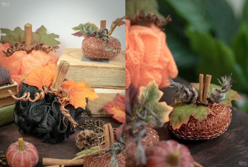 DIY Mesh Pumpkins for an Easy Fall Decor