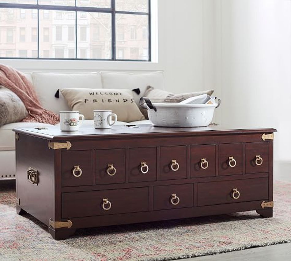 Pottery Barn brings back the Apothecary Table from Friends