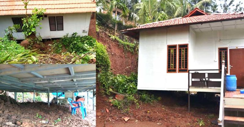 Prefab House in Kerala Withstands a Landslide, Remained Unscathed