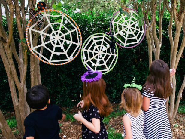 cardboard spider web craft for kids 